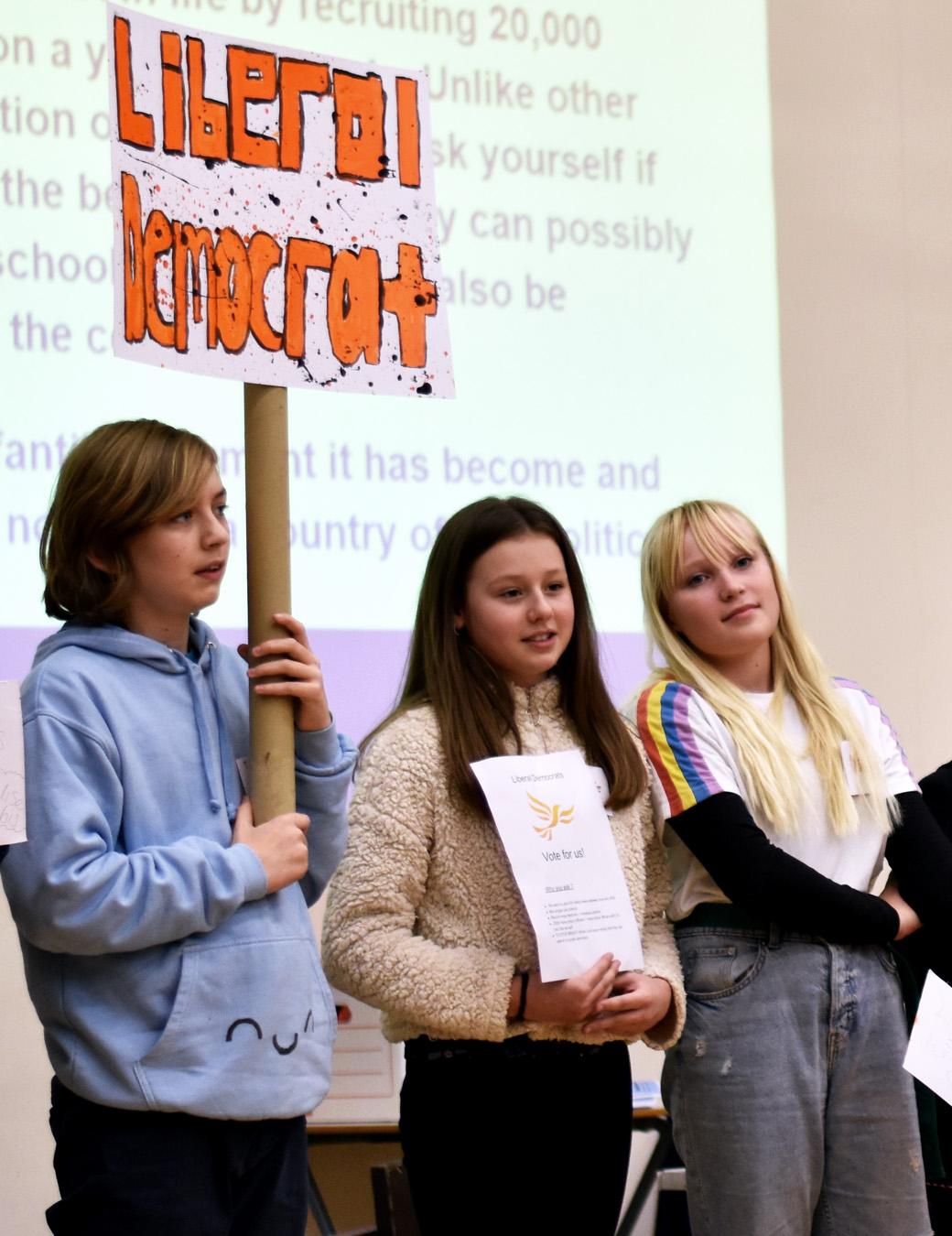 Mayville pupils are introduced to a wide range of social issues, to encourage a sense of civic responsibility